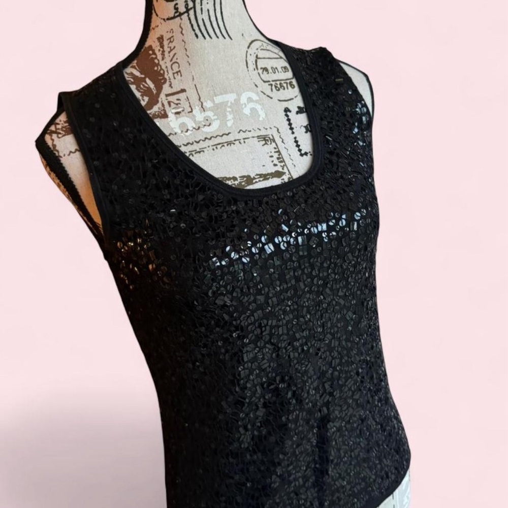 Bloomingdale's Silk Sequin Tank